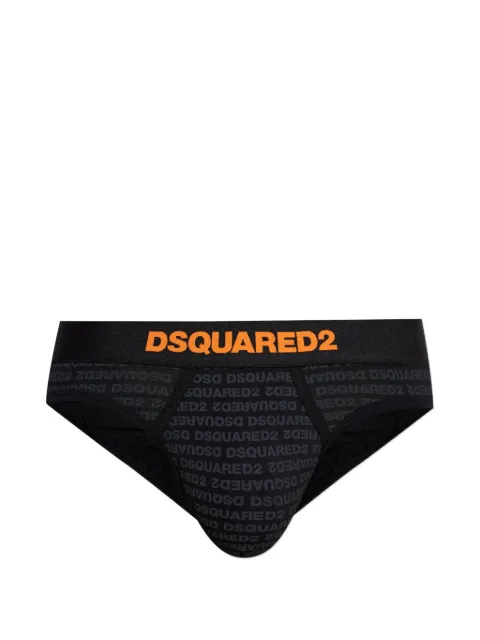 DSQUARED2 logo-print briefs