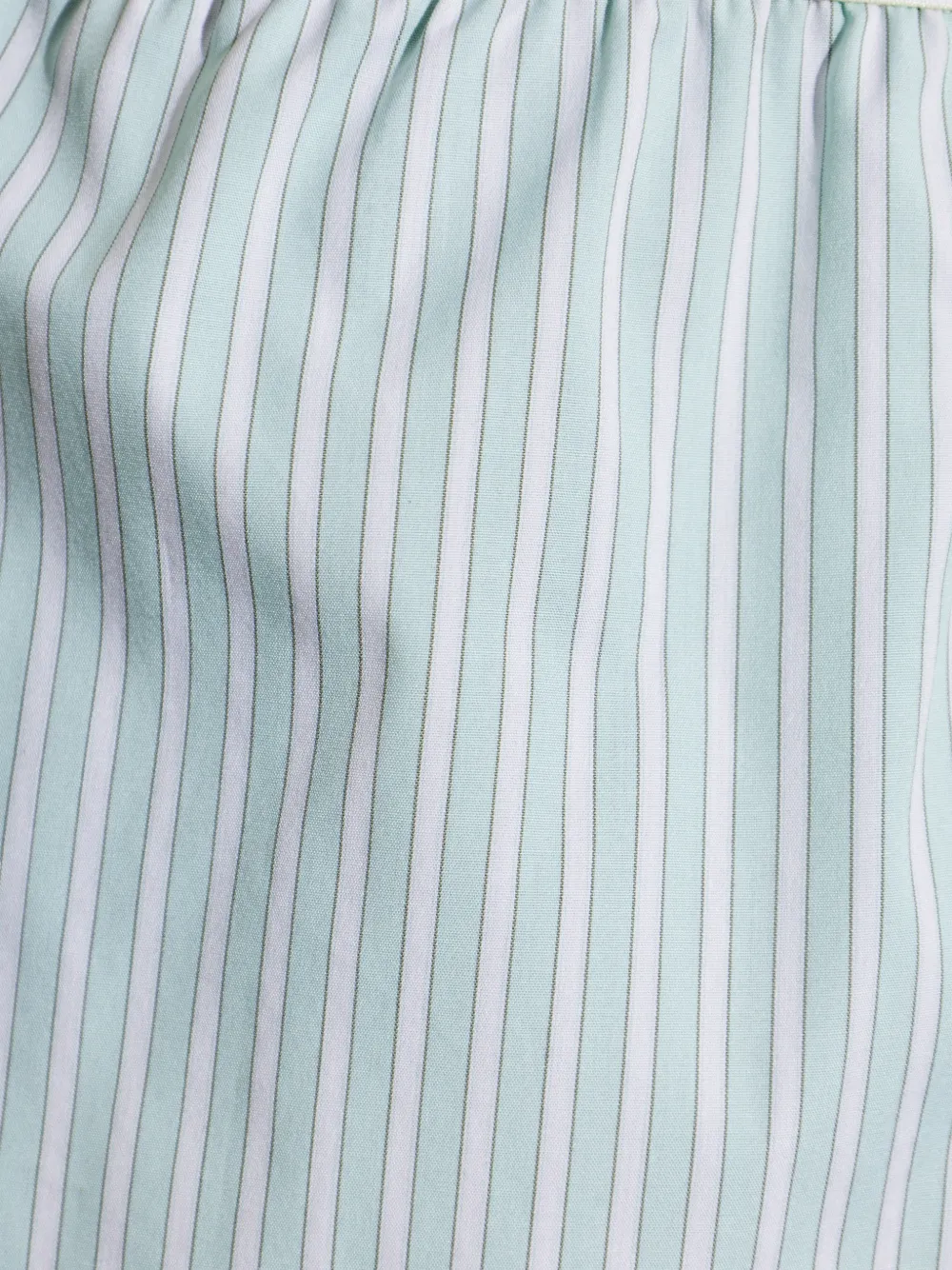 TOM FORD Gestreepte boxershorts Groen