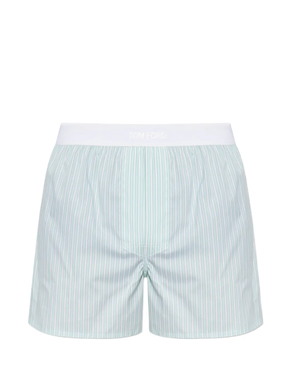 TOM FORD striped cotton boxers - Verde
