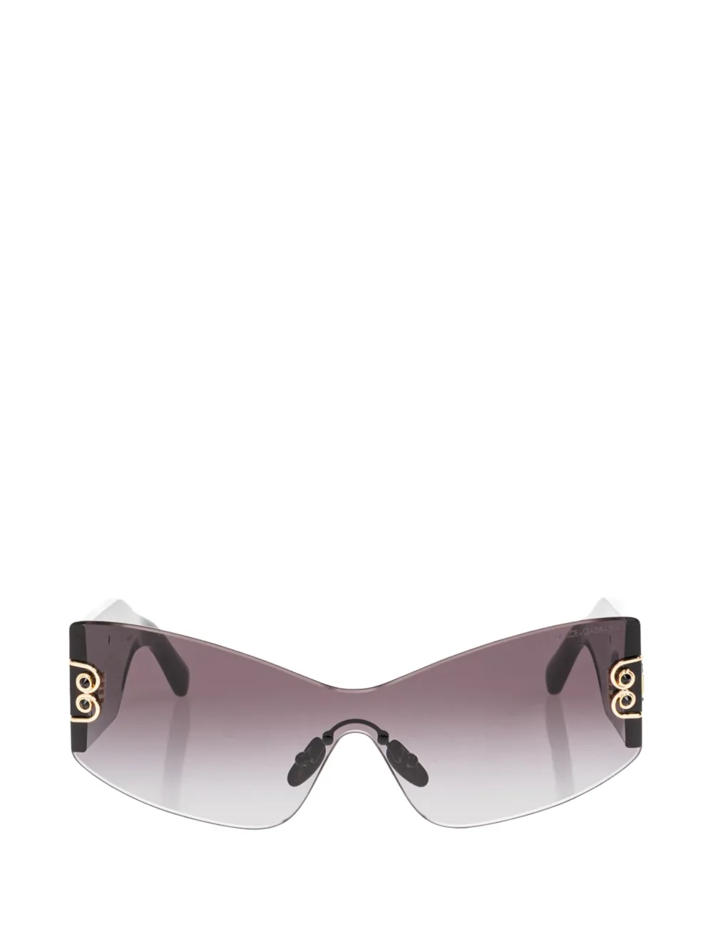 Dolce & Gabbana Eyewear crystal-embellished cat-eye sunglasses - Nero