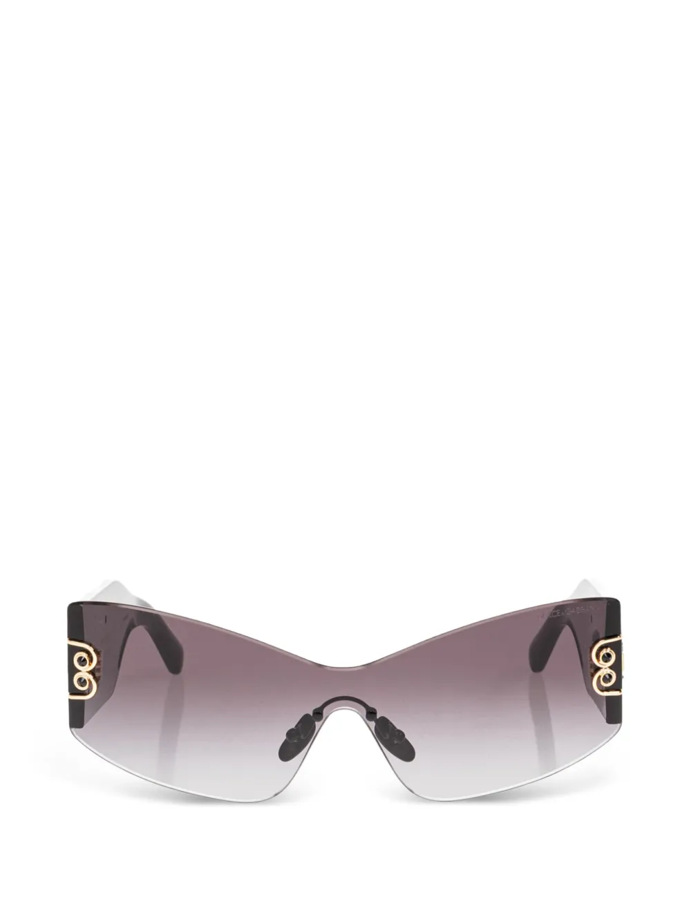 Dolce & Gabbana Eyewear crystal-embellished cat-eye sunglasses - Nero