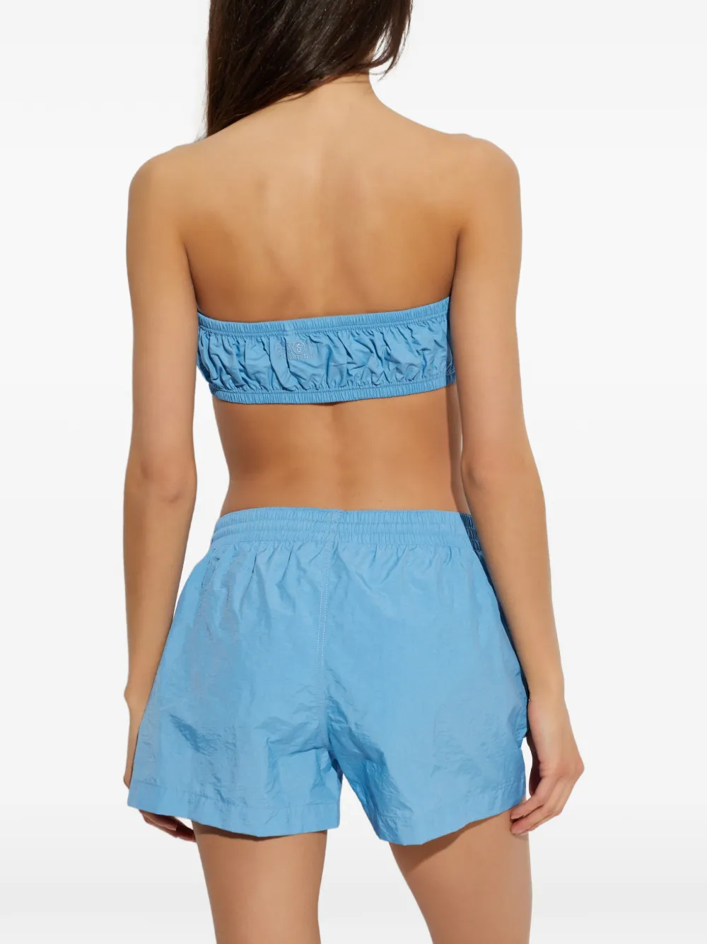 MM6 Maison Margiela Shorts met trekkoordtaille Blauw