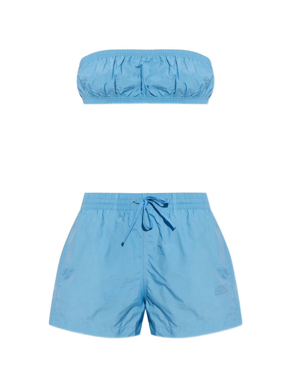 MM6 Maison Margiela drawstring-waist shorts - Blu