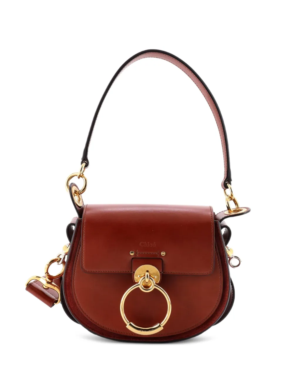 Chloé Pre-Owned Tess Bag Leather Small shoulder bag - Marrone