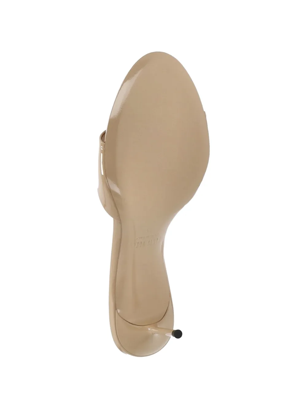 Paris Texas Lidia patent-finish stiletto-heel sandals Beige