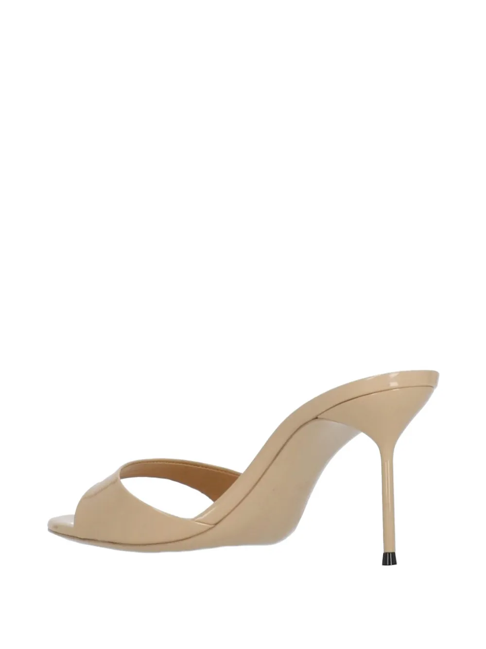 Paris Texas Lidia patent-finish stiletto-heel sandals Beige