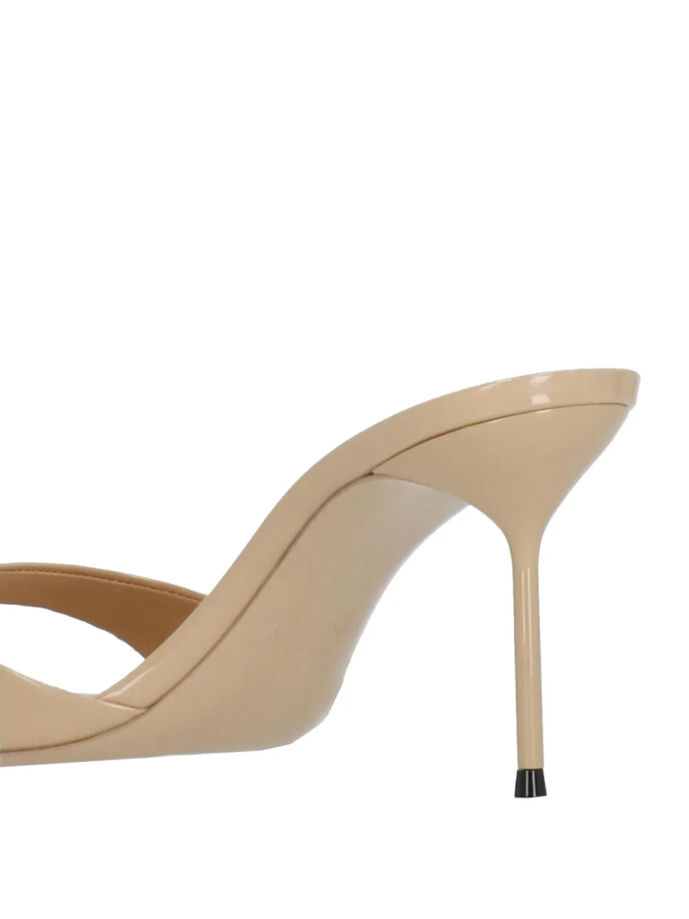 Paris Texas Lidia patent-finish stiletto-heel sandals Beige
