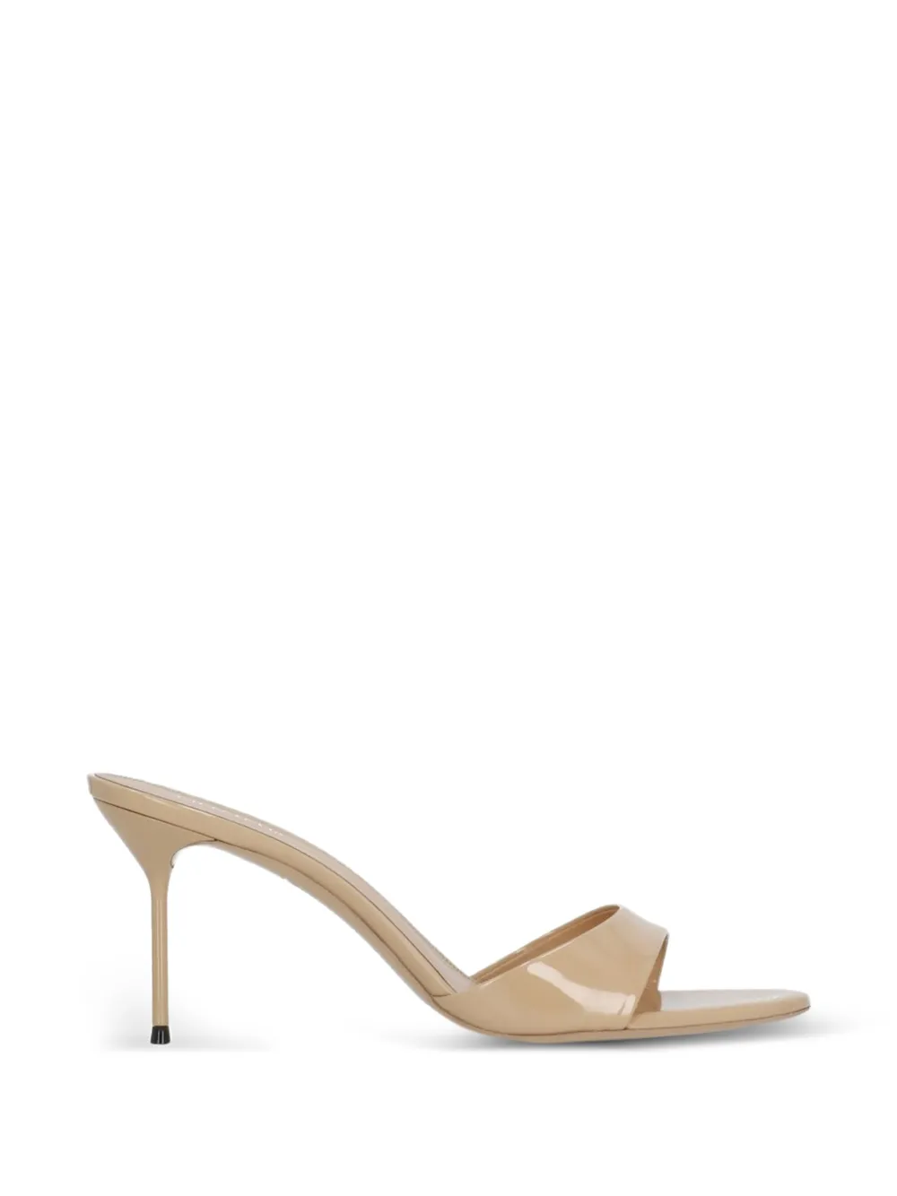 Paris Texas Lidia patent-finish stiletto-heel sandals Beige