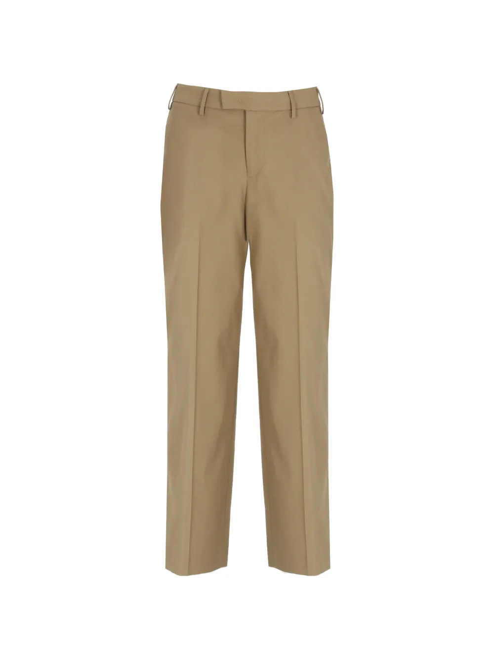 PT Torino pressed-crease belt-loop trousers - Marrone