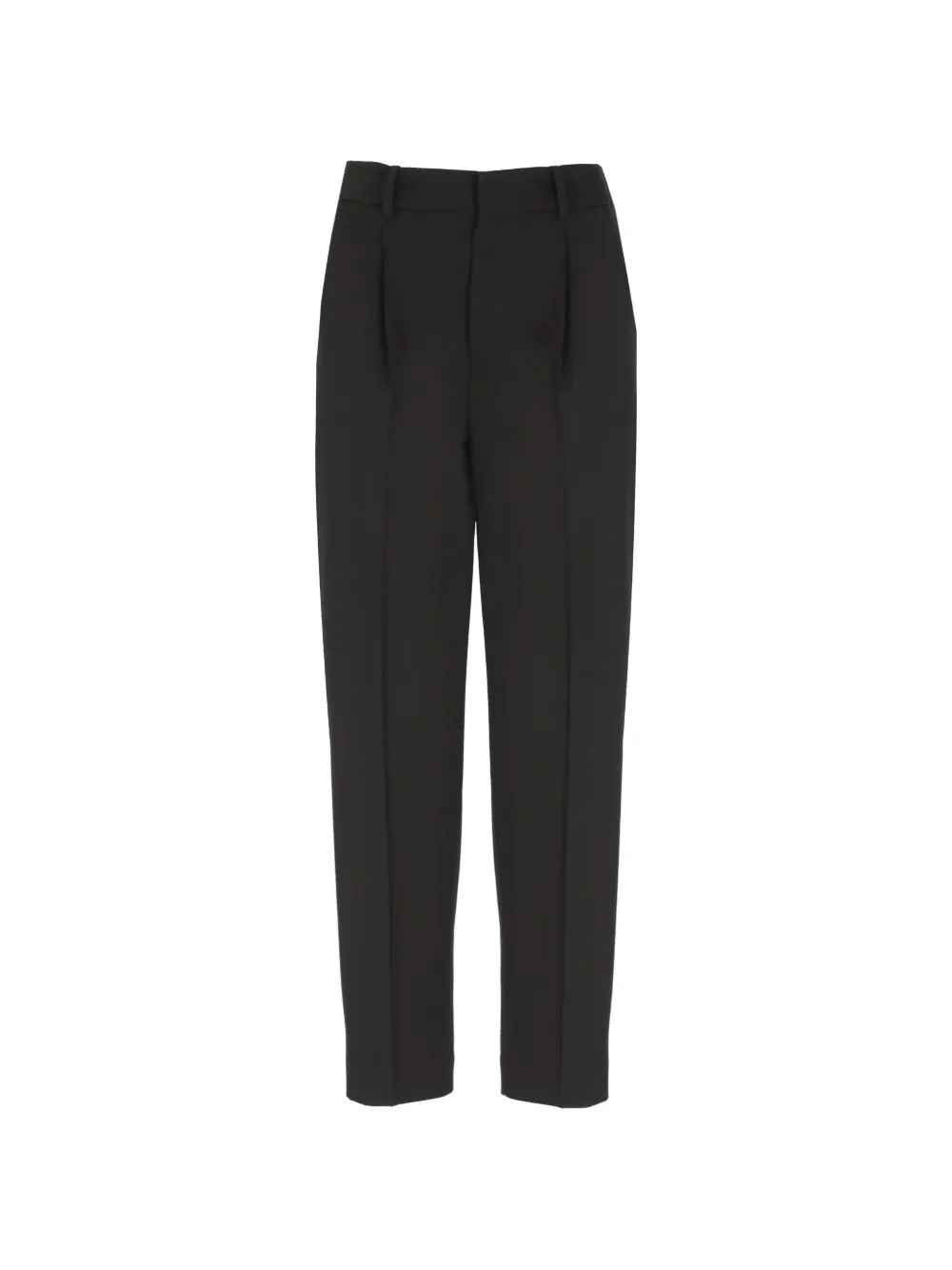 PT Torino pleated cropped trousers - Nero