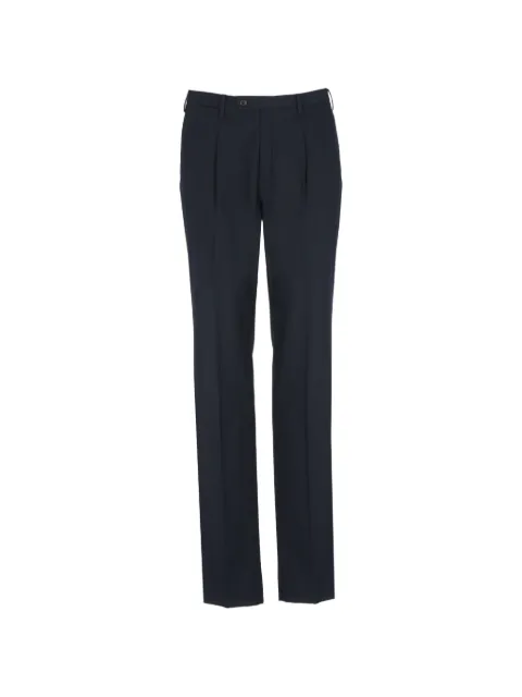 Incotex pleated straight-leg trousers