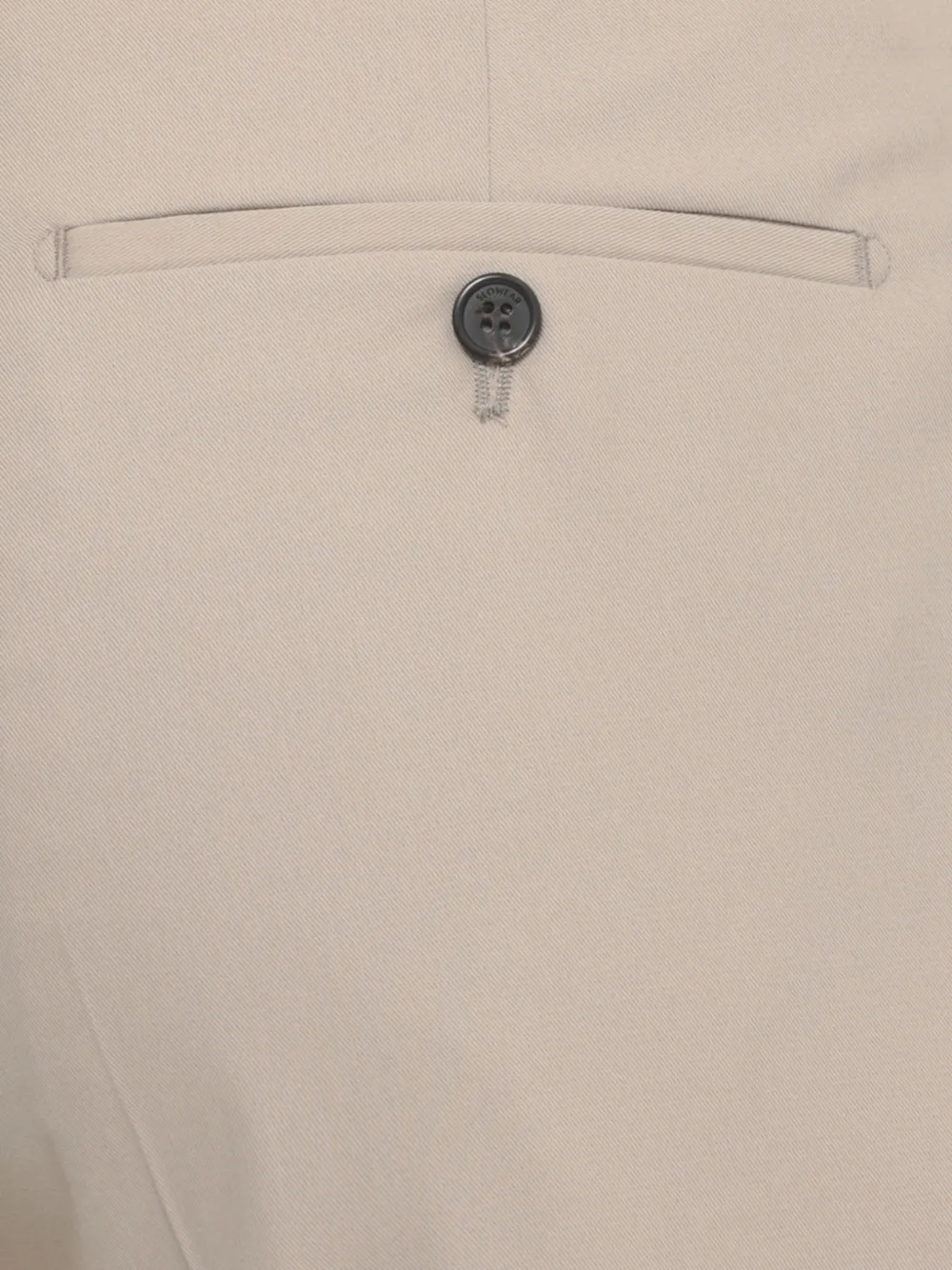 Incotex Cropped plooibroek Beige