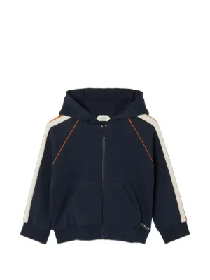 Gucci Kids ロゴ ジップ パーカー | ブルー | FARFETCH JP