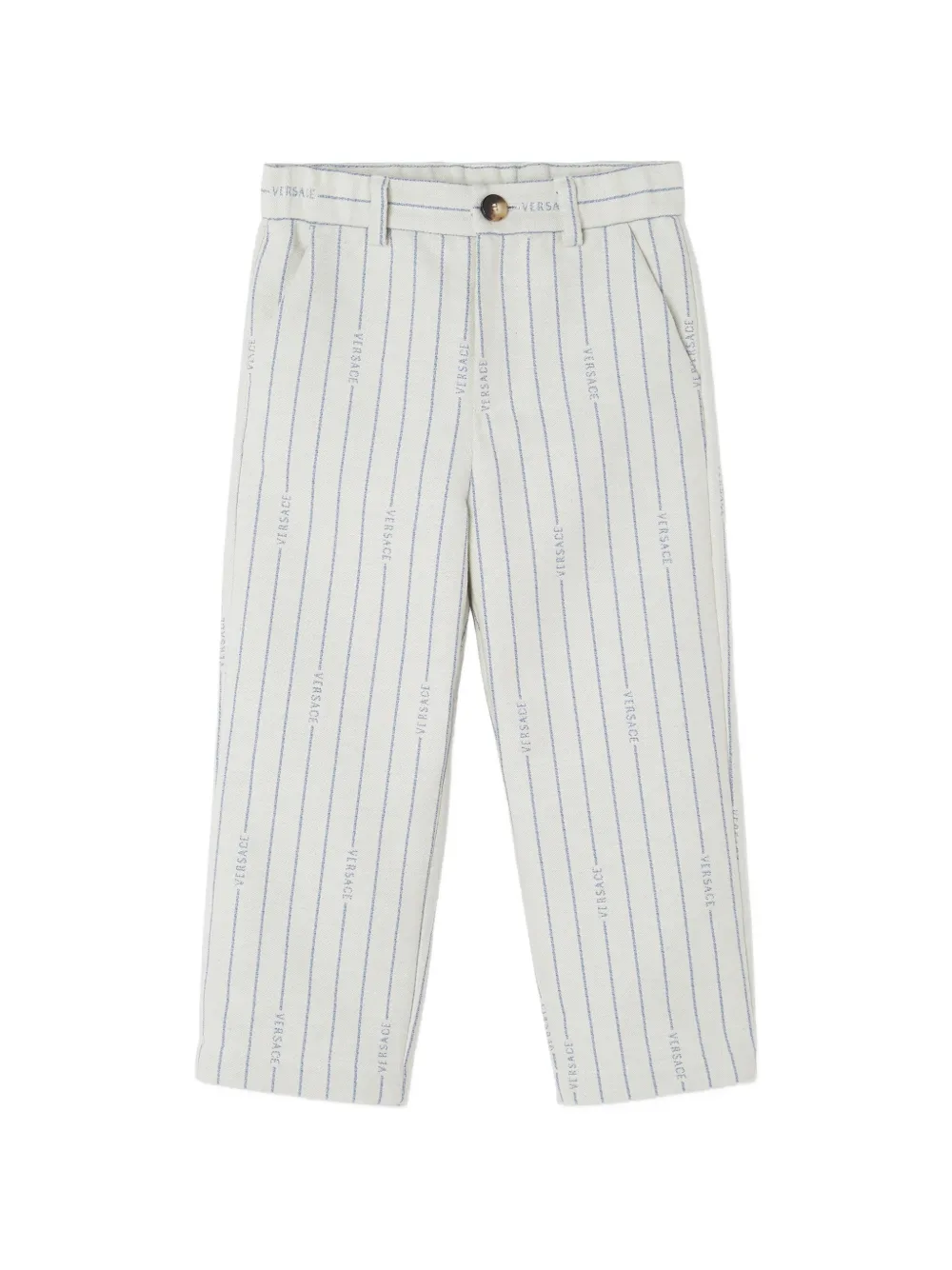Versace Kids Pantaloni con stampa - Blu