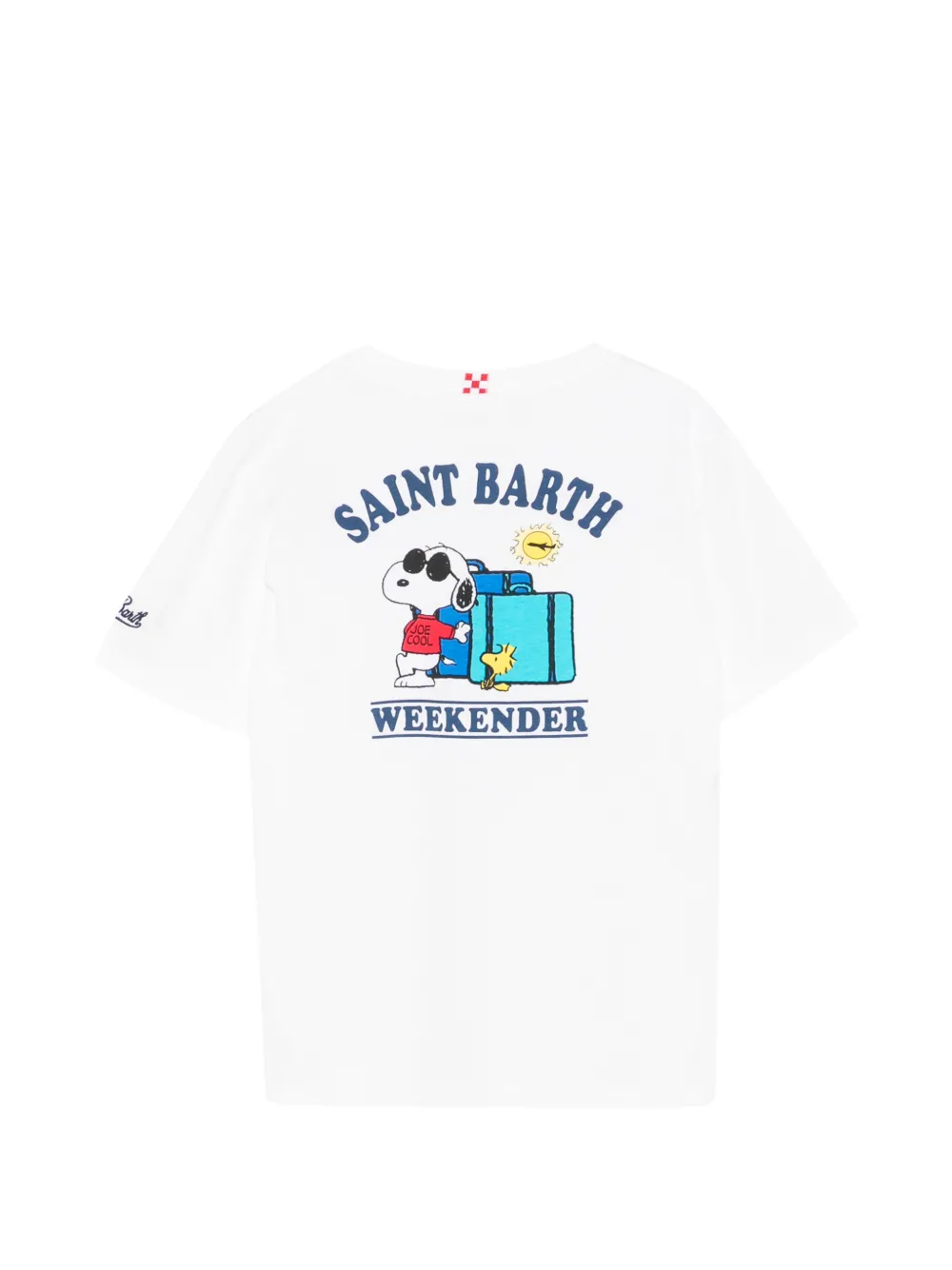 MC2 Saint Barth Kids T-shirt met grafische print Wit