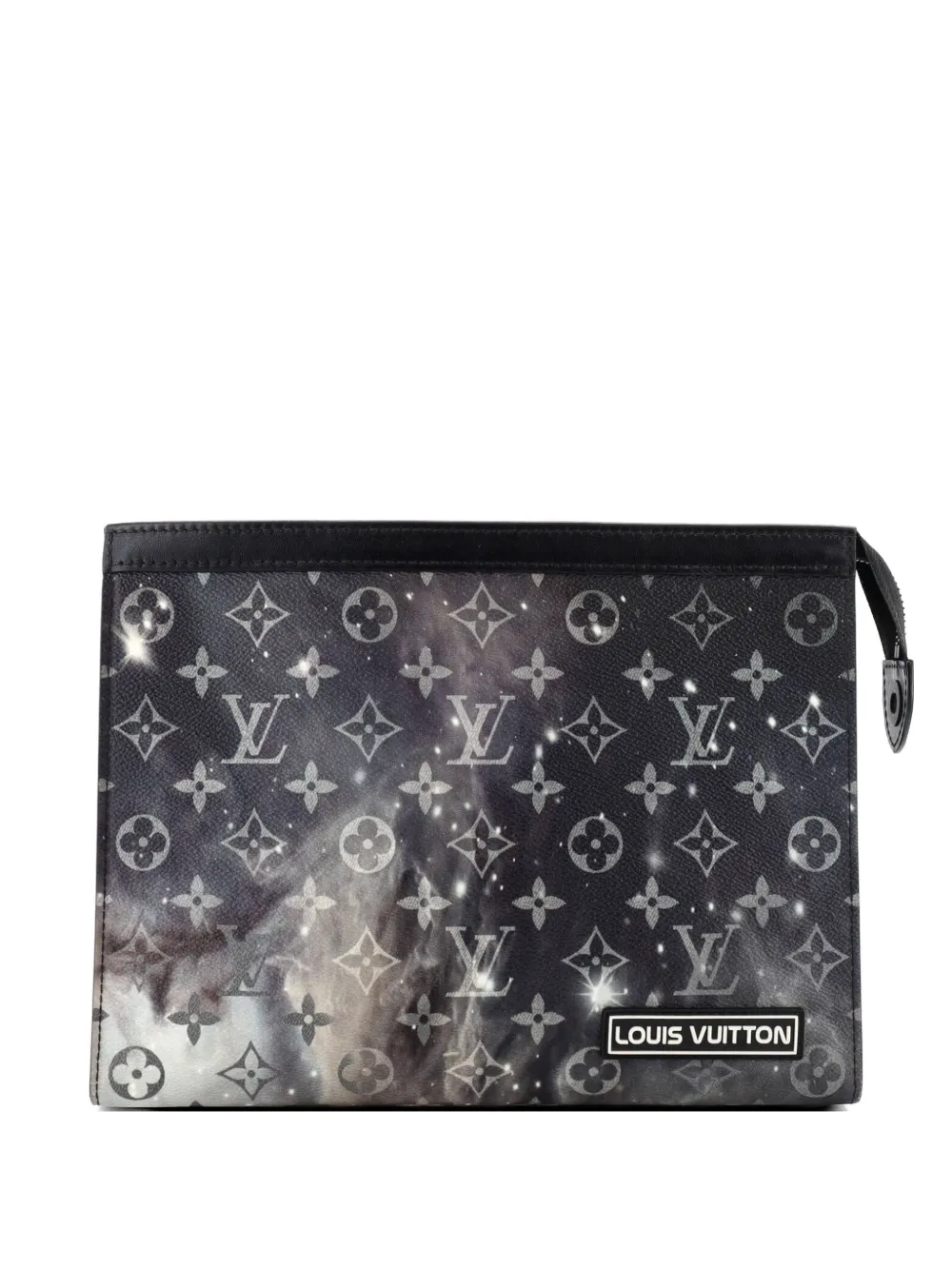 Louis Vuitton Pre-Owned Pochette Voyage Limited Edition Monogram Galaxy Canvas MM clutch bag - Nero