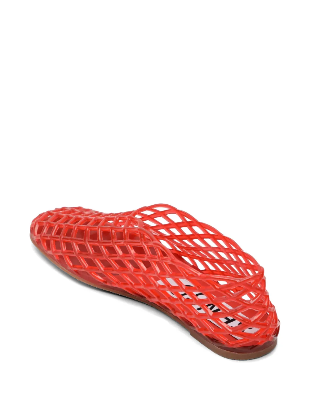 Senso cage-detail ballet flats Wit