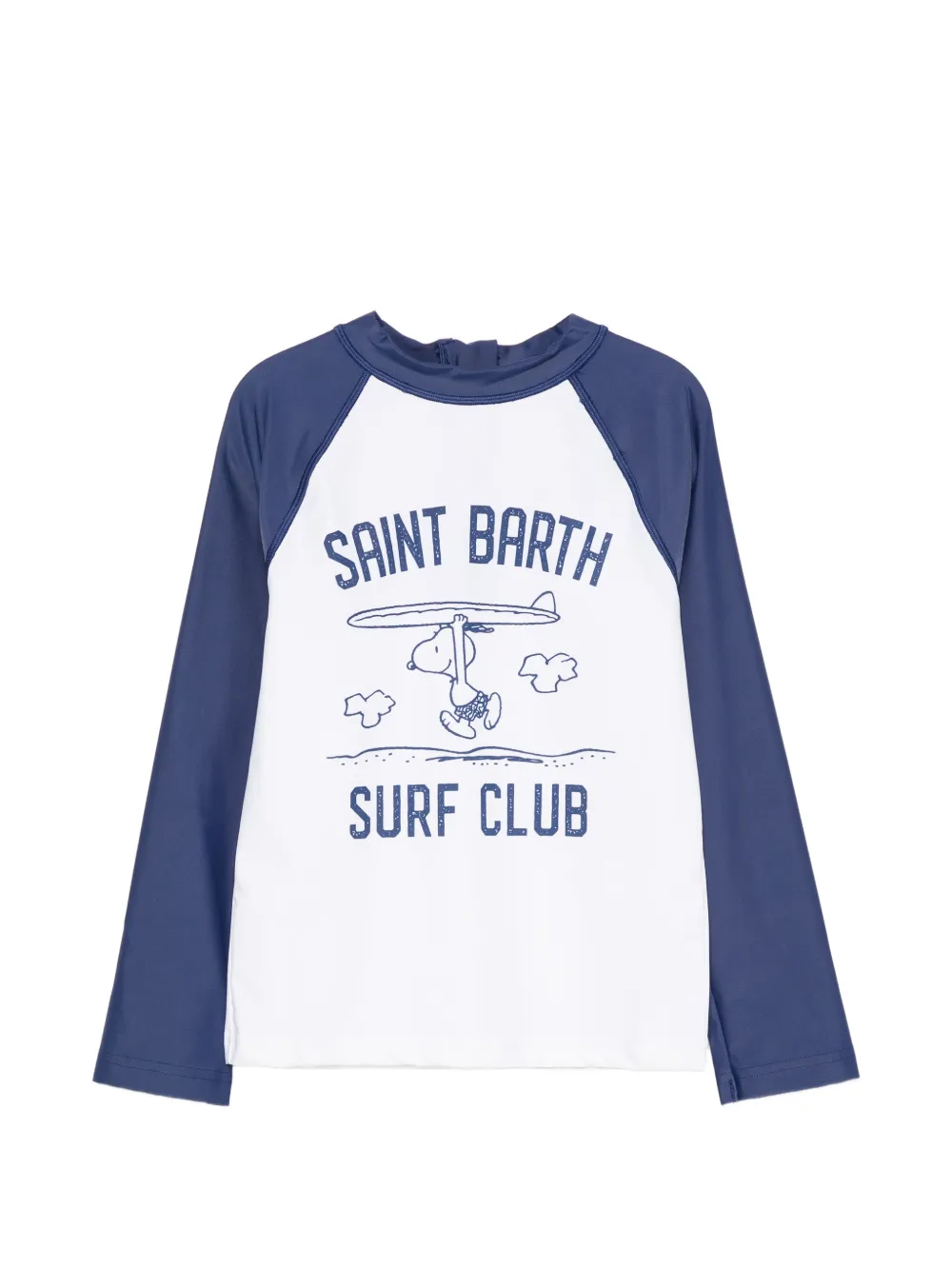 MC2 Saint Barth Kids x Peanuts Moorish raglan-sleeves T-shirt - Bianco