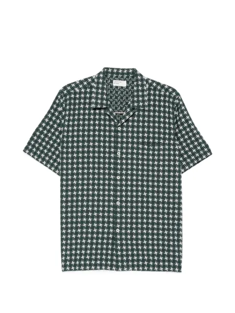 Universal Works embroidered-detail short-sleeve shirt