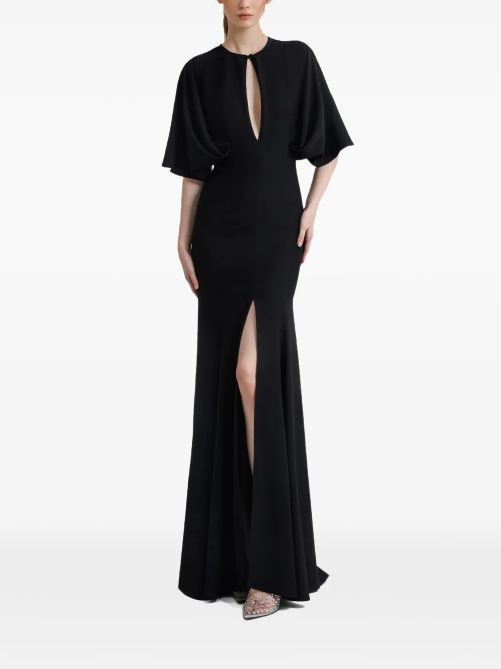Gemy Maalouf Abito con dettaglio cut-out - Nero