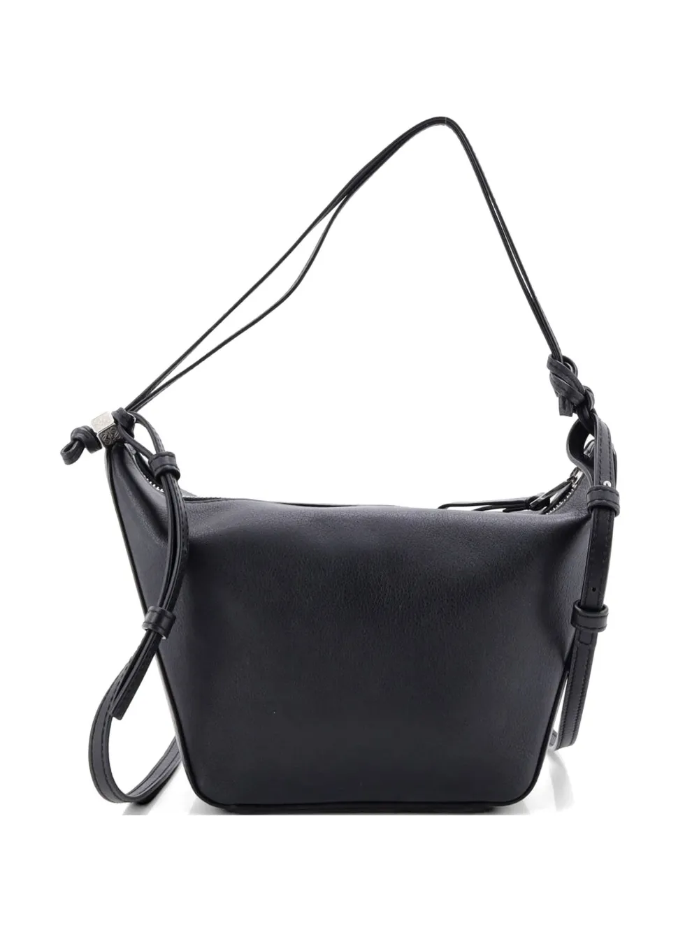 Loewe Pre-Owned Hammock Hobo Leather Mini crossbody bag - Nero