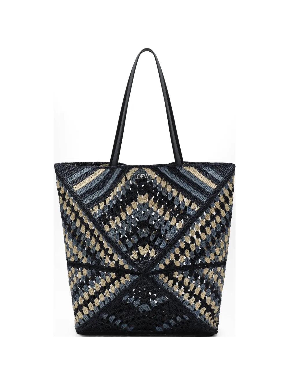 LOEWE XL Puzzle Fold tote bag - Blu