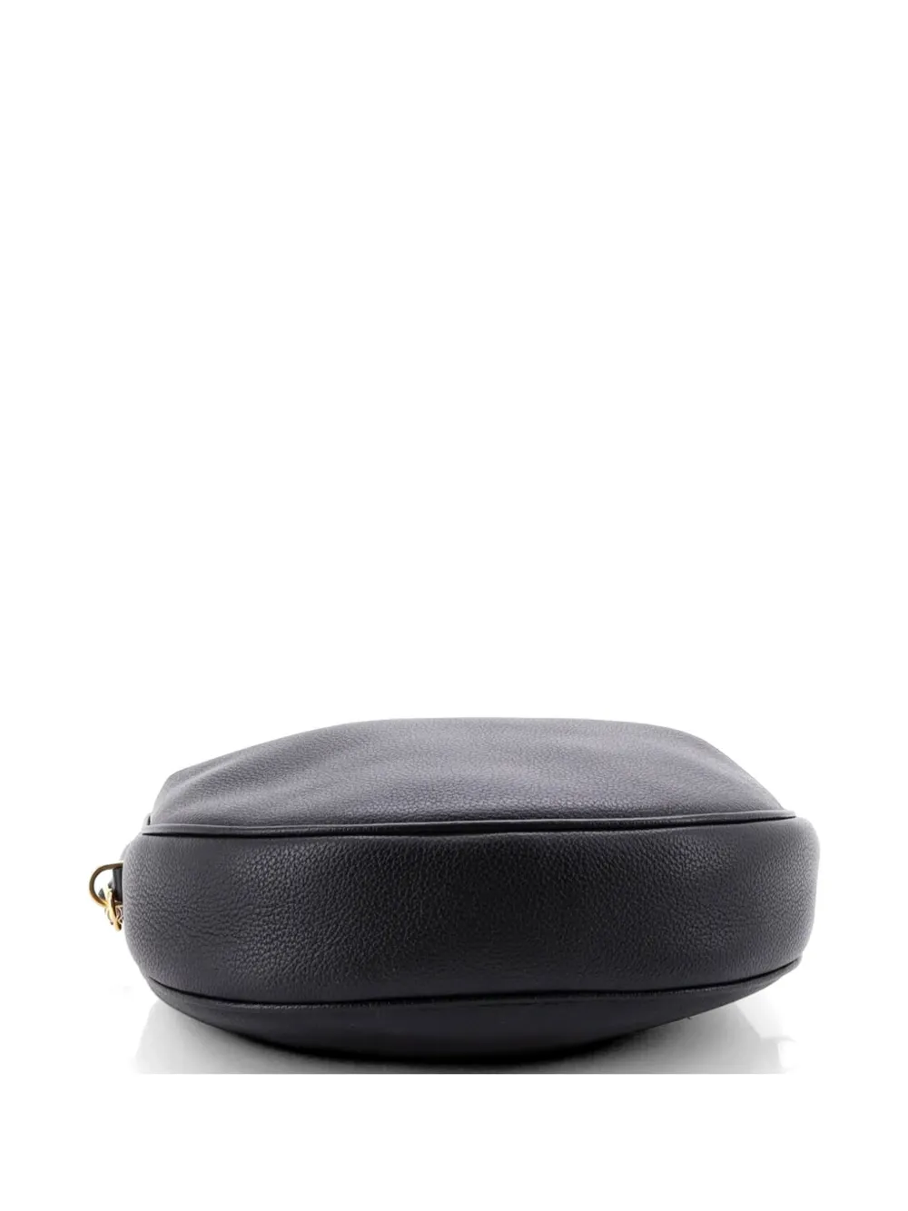 Celine Pre-owned Lulu Bag Leather Teen Hobo Bag in Black, view 3