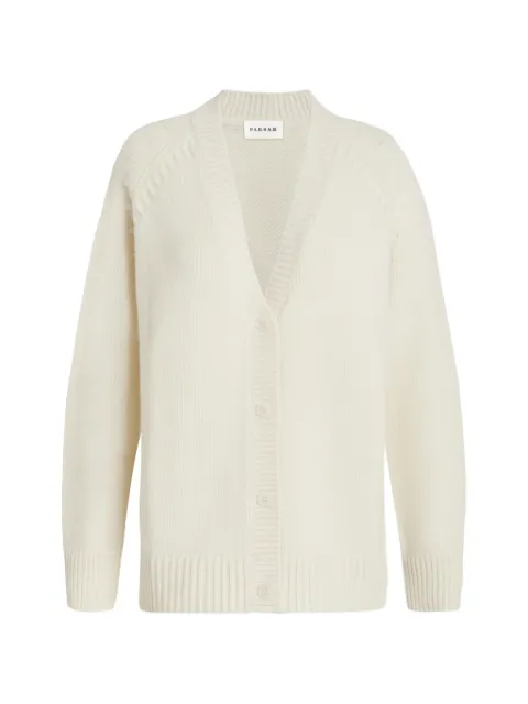 P.A.R.O.S.H. V-neck cable-knit cardigan