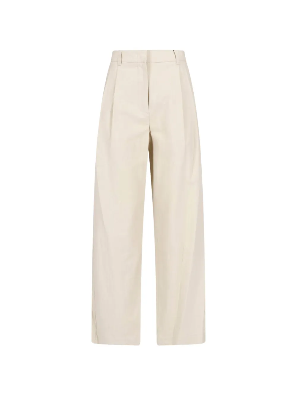 DUNST pleated wide-leg trousers - Toni neutri