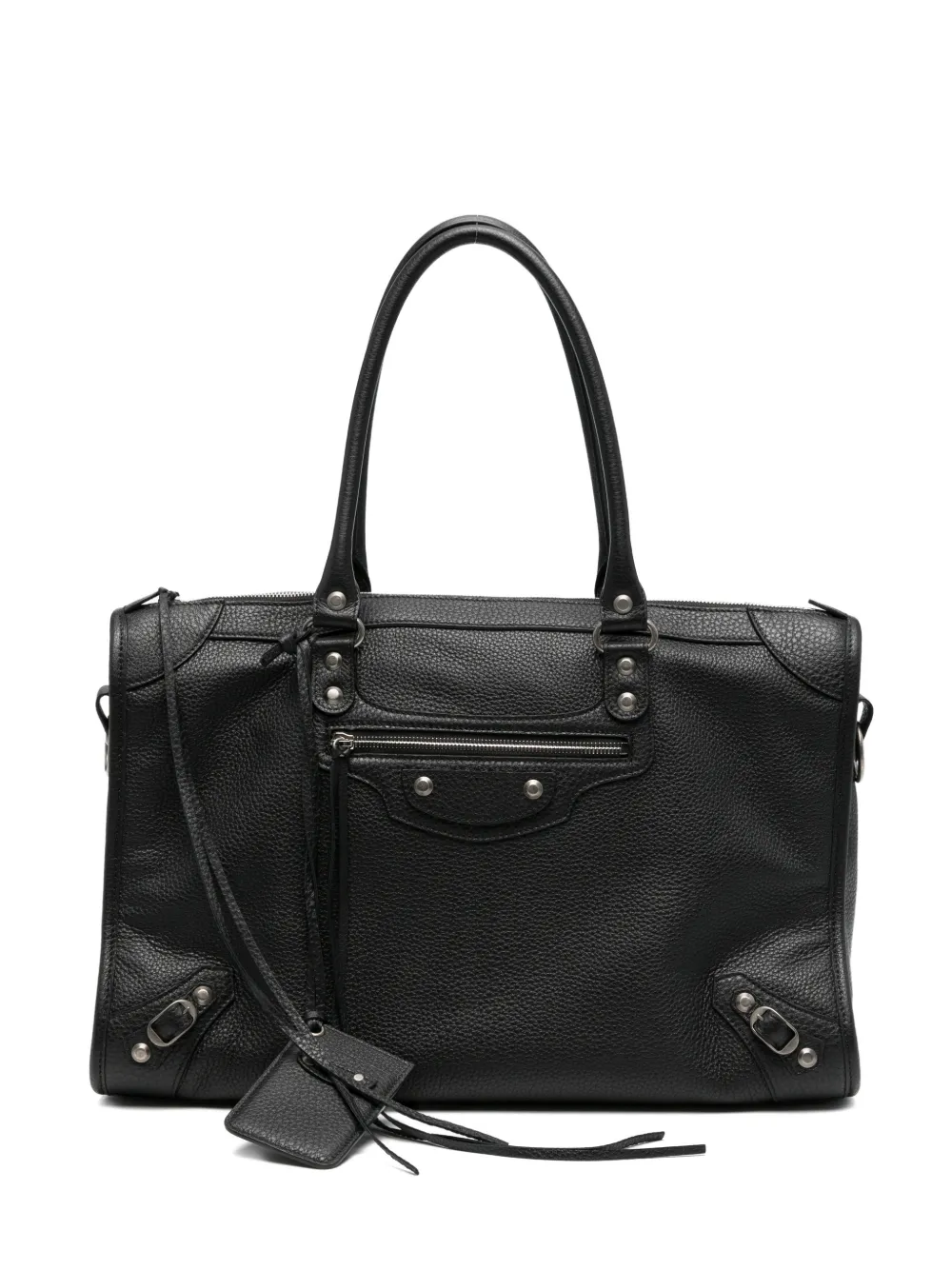 Balenciaga Neo Classic grained leather tote bag - Nero