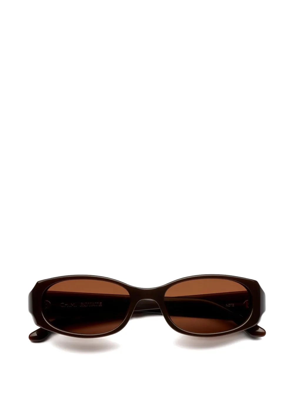 ROTATE BIRGER CHRISTENSEN oval-frame sunglasses - Marrone