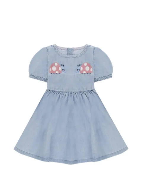Stella McCartney Kids vestido con mangas farol