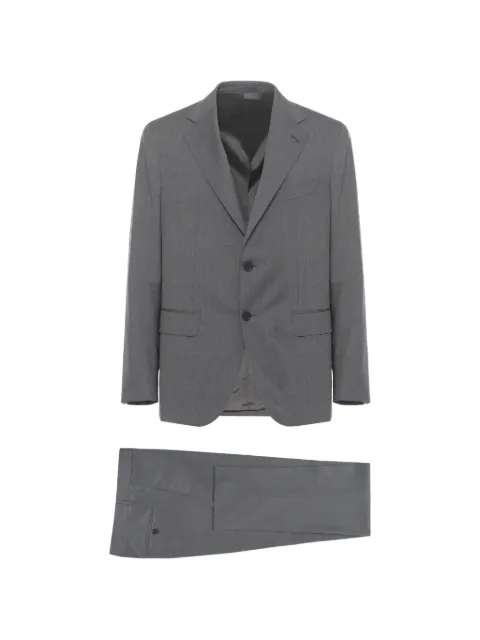 Caruso single-breasted notched-lapel suit