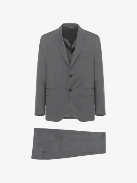 Caruso single-breasted notched-lapel suit