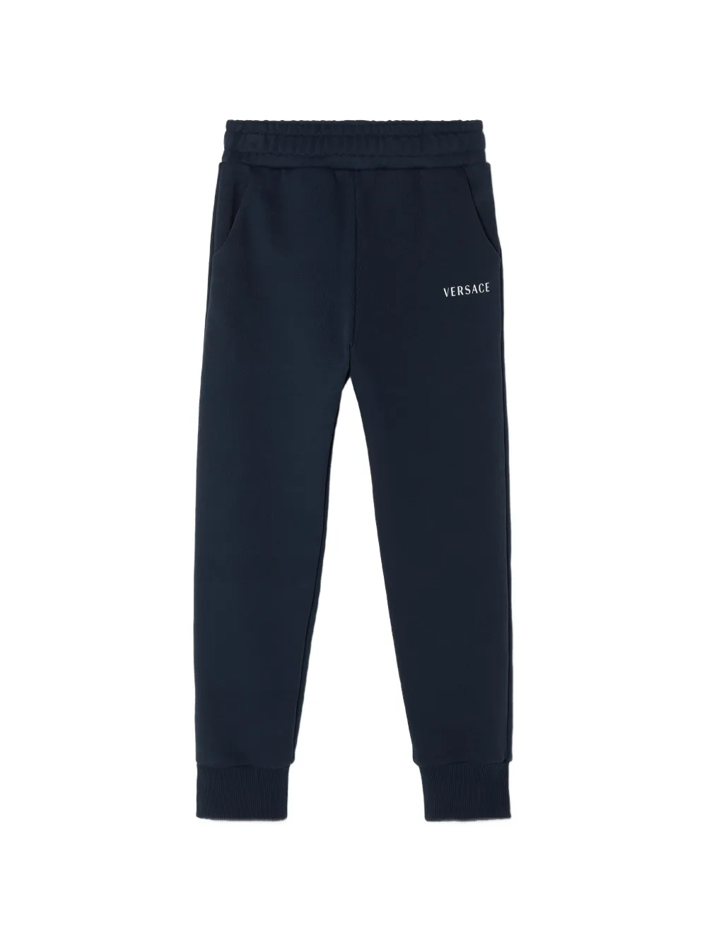 Versace Kids Pantaloni sportivi con stampa - Blu