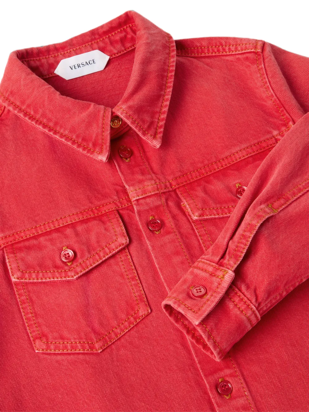 Versace Kids Spijkershirt Rood