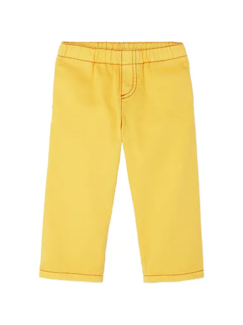 Versace Kids logo-patch jeans