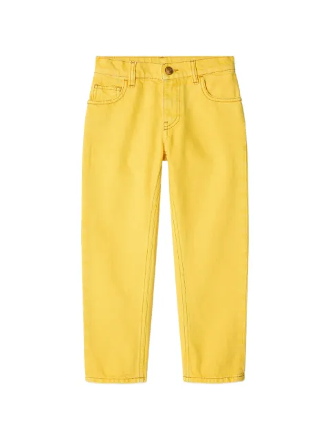 Versace Kids vaqueros con parche del logo