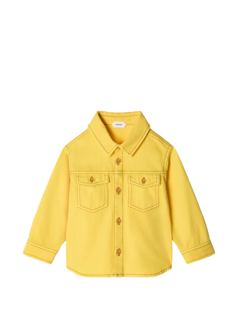 Versace Kids Camicia denim - Giallo