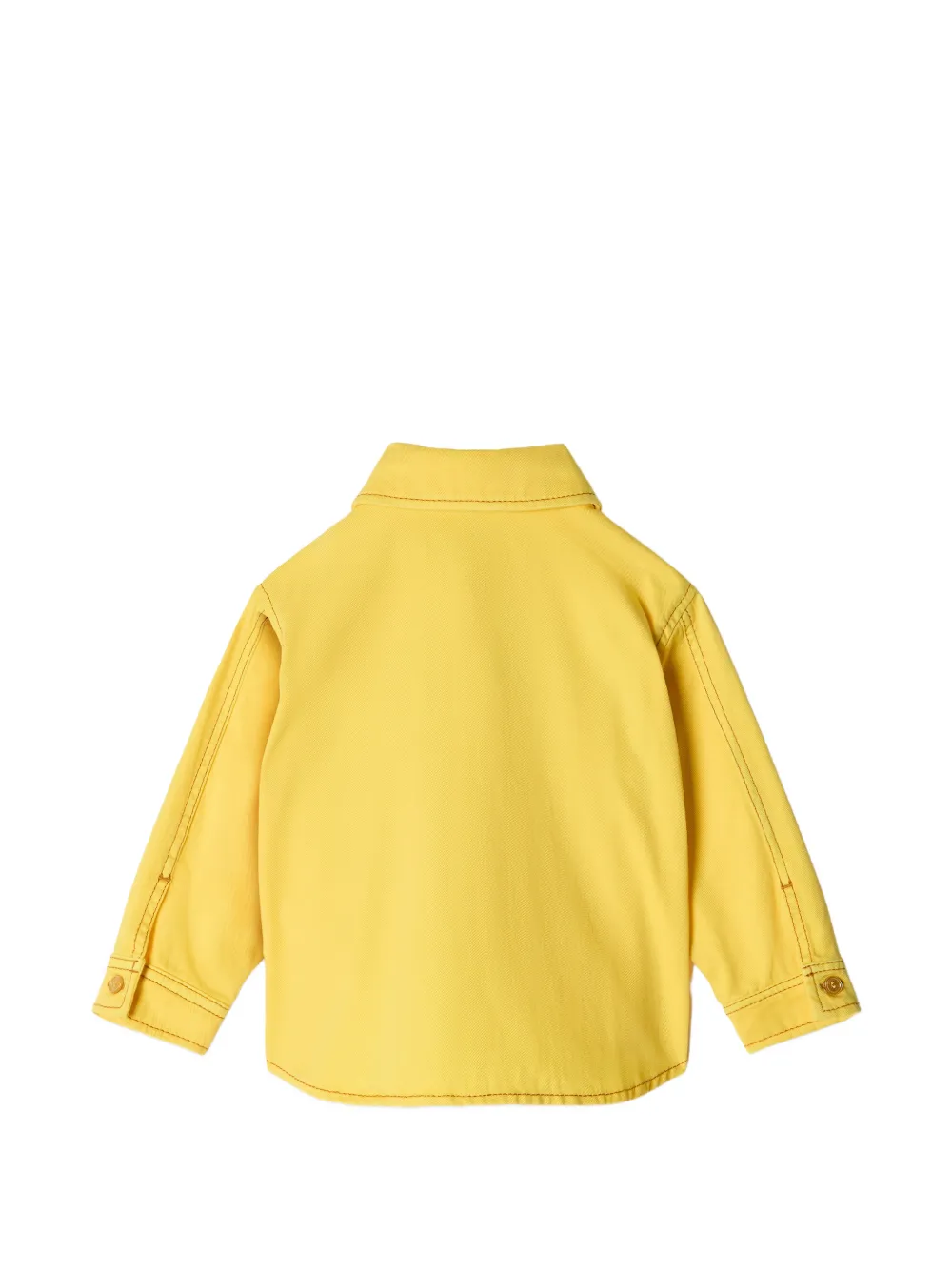 Versace Kids Denim shirt Geel