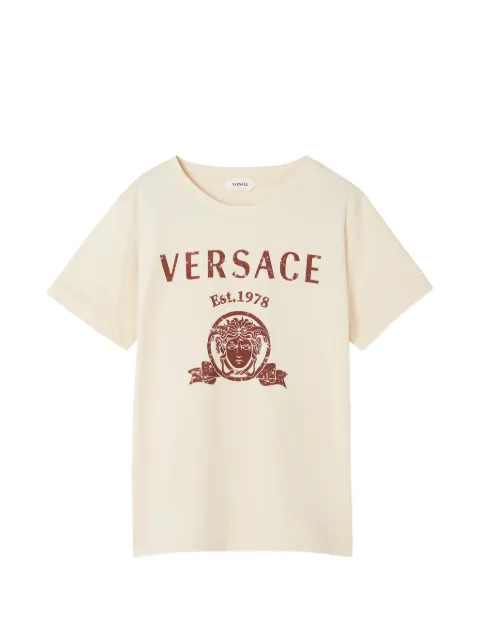 Versace Kids printed jersey T-shirt