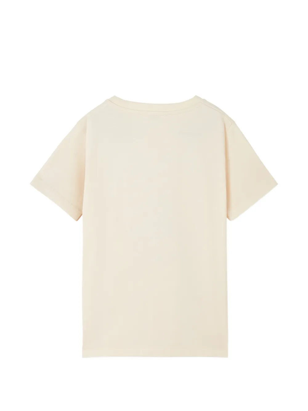 Versace Kids T-shirt met logoprint Beige