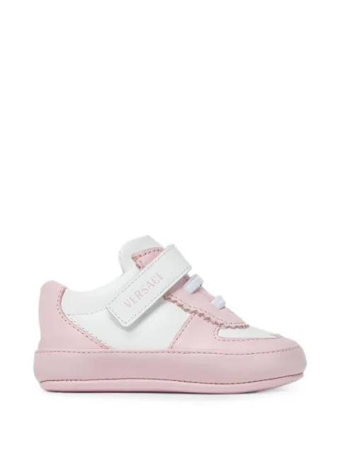 Versace Kids leather sneakers