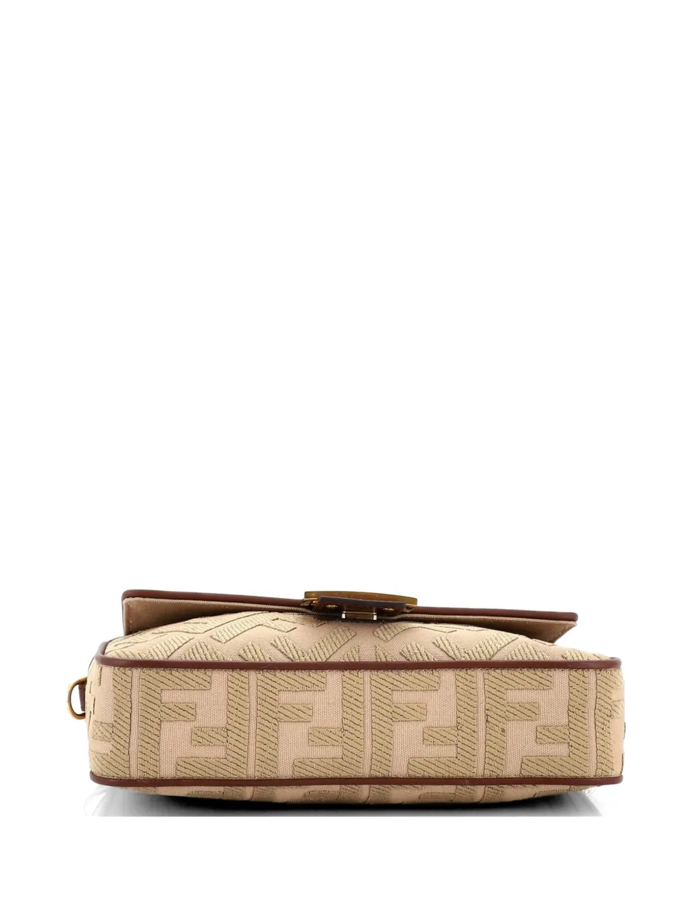 Fendi Pre-Owned バゲット NM ズッカ エンブロイダリーキャンバス 