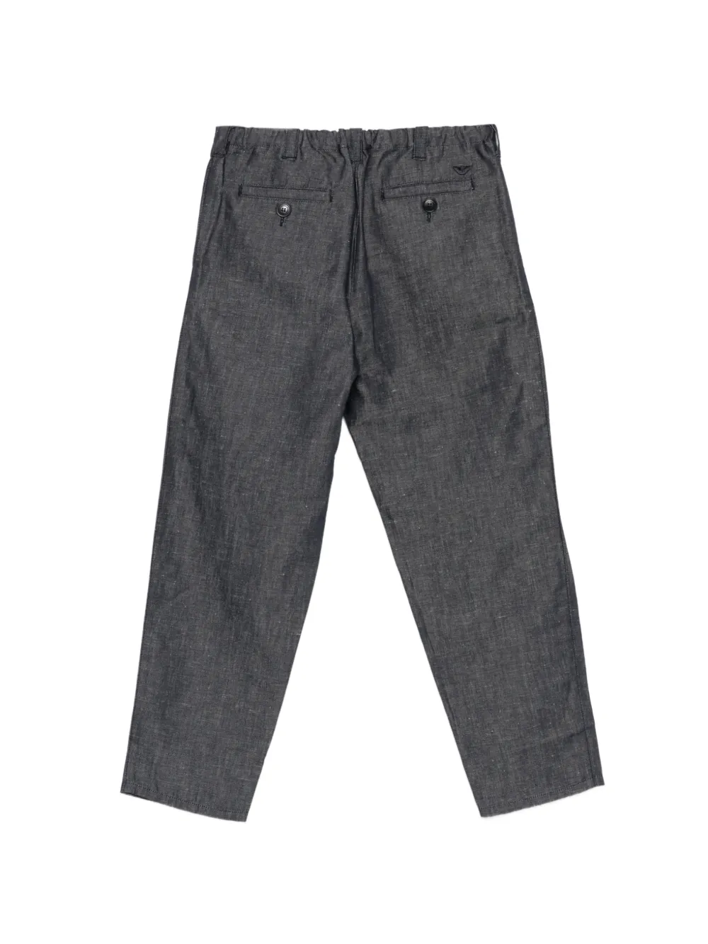 Emporio Armani Kids Broek met trekkoordtaille Blauw