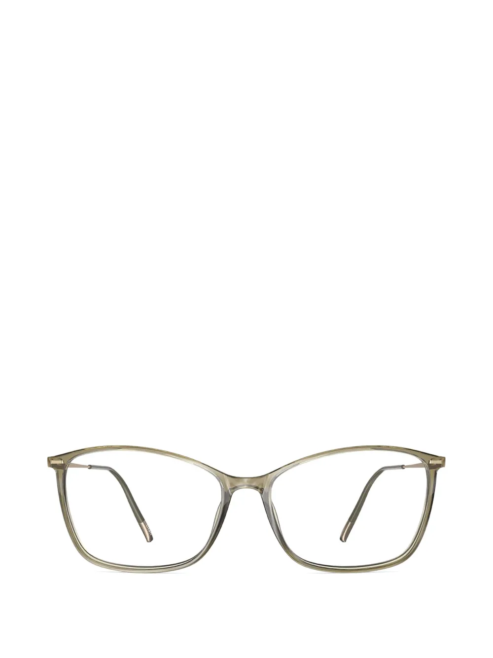 Silhouette Illusion Lite cat-eye frame glasses - Verde