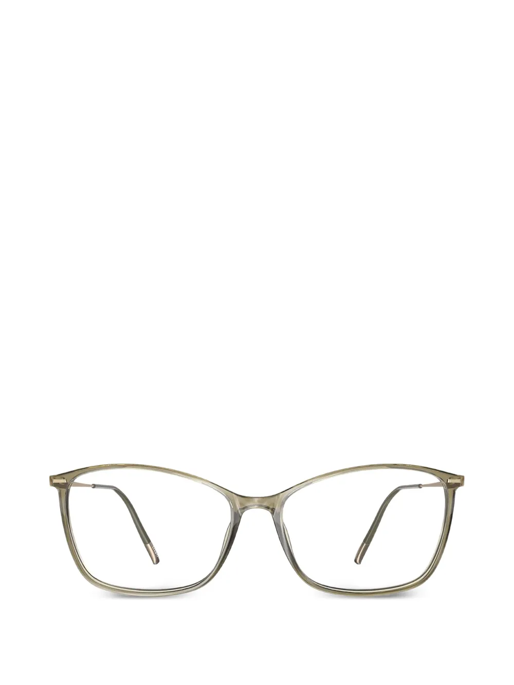 Silhouette Illusion Lite cat-eye frame glasses - Verde