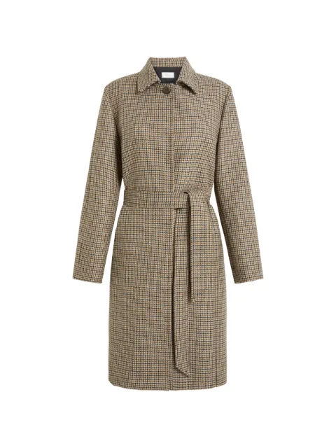 P.A.R.O.S.H. houndstooth belted single-breasted coat