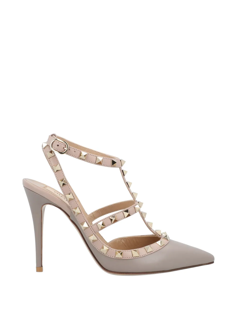 Valentino Garavani Pre-Owned Rockstud caged pumps - Toni neutri