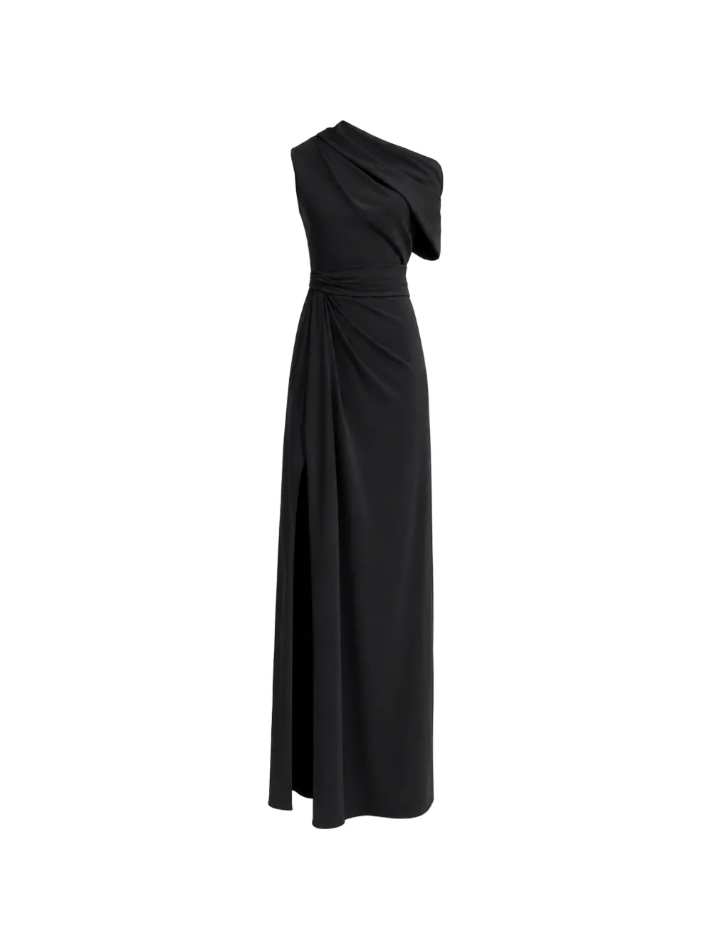 Gemy Maalouf Asymmetrisches Kleid mit Drapierung - Schwarz